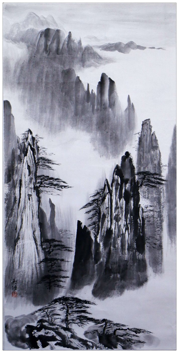 中国著名画家吴优山水画展将于12月23日开幕!