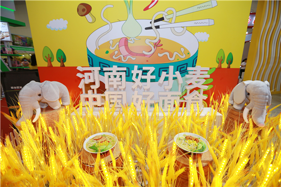 河南好小麦 中国好面食 中国优质面食领导品牌白象食品亮相首届郑州食博会